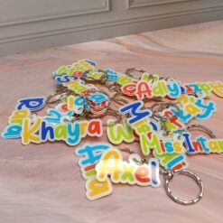 gantungan kunci acrylic